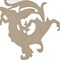 Ekena Millwork 8 1/4"W x 8 5/8"H x 7/8"P Angel Leaf Onlay, Left ONL08X08X01AN-L - alternate 3